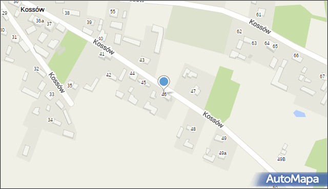 Kossów, Kossów, 46, mapa Kossów