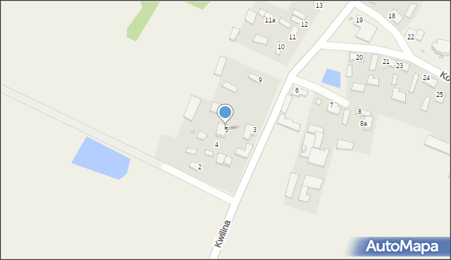 Kossów, Kossów, 5, mapa Kossów