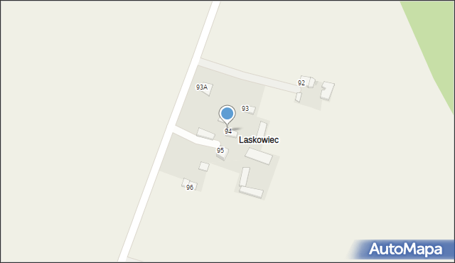 Kossów, Kossów, 94, mapa Kossów