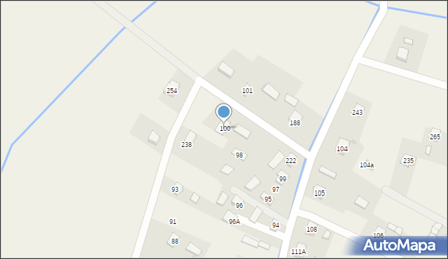 Kostarowce, Kostarowce, 100, mapa Kostarowce