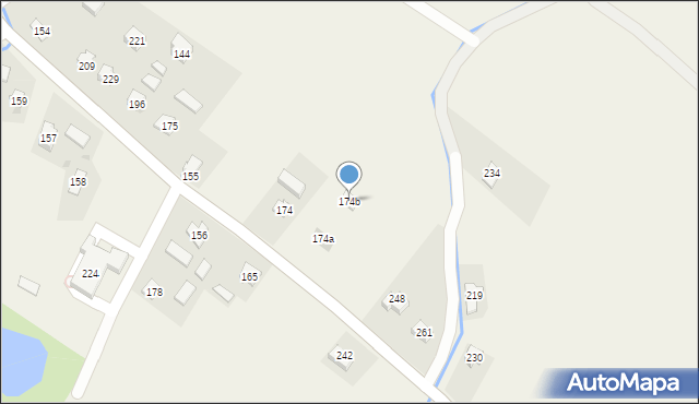 Kostarowce, Kostarowce, 174b, mapa Kostarowce