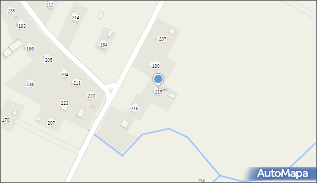 Kostarowce, Kostarowce, 215, mapa Kostarowce