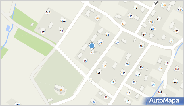 Kostarowce, Kostarowce, 23, mapa Kostarowce