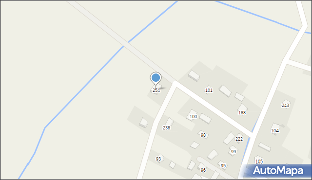 Kostarowce, Kostarowce, 254, mapa Kostarowce