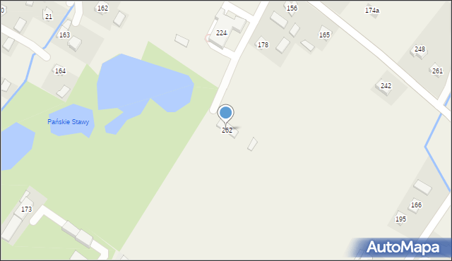 Kostarowce, Kostarowce, 262, mapa Kostarowce