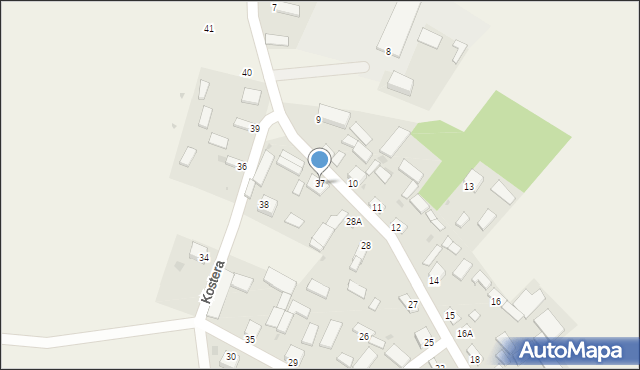 Kostera, Kostera, 37, mapa Kostera