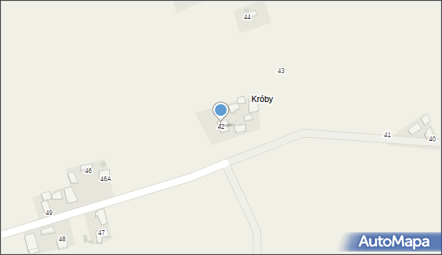 Kostków, Kostków, 42, mapa Kostków