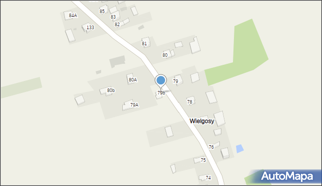 Kostków, Kostków, 79b, mapa Kostków