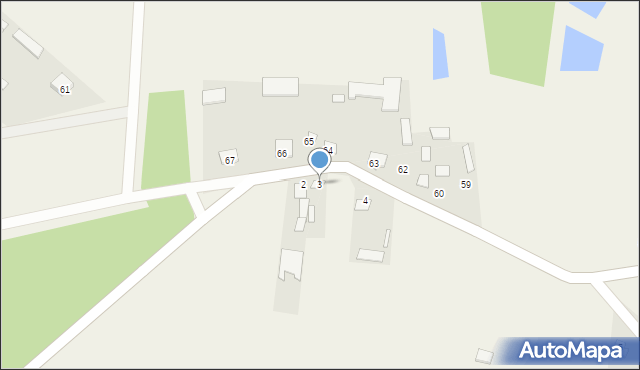 Kostry-Podsędkowięta, Kostry-Podsędkowięta, 3, mapa Kostry-Podsędkowięta