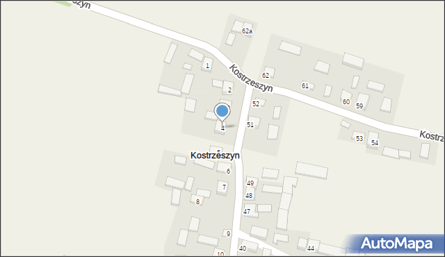 Kostrzeszyn, Kostrzeszyn, 4, mapa Kostrzeszyn