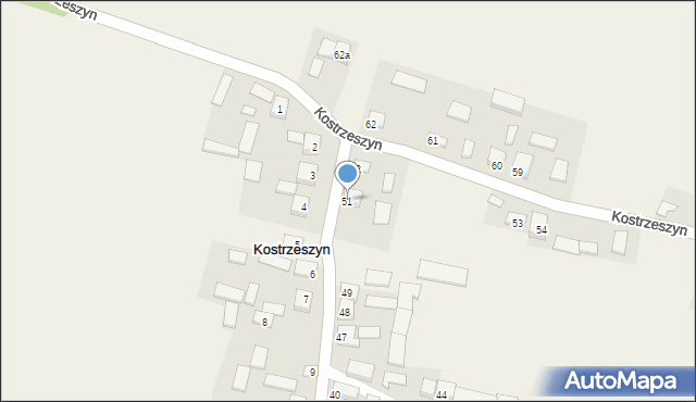 Kostrzeszyn, Kostrzeszyn, 51, mapa Kostrzeszyn