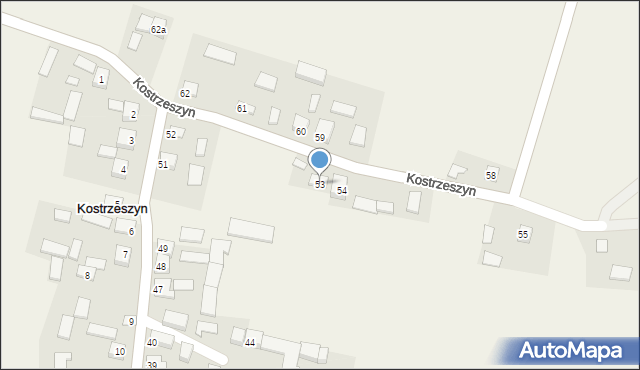 Kostrzeszyn, Kostrzeszyn, 53, mapa Kostrzeszyn