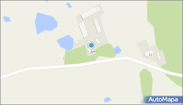 Kostrzewy, Kostrzewy, 10, mapa Kostrzewy