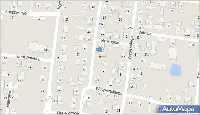 Kostrzyn, Konopnickiej Marii, 23, mapa Kostrzyn