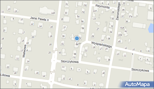 Kostrzyn, Konopnickiej Marii, 64, mapa Kostrzyn