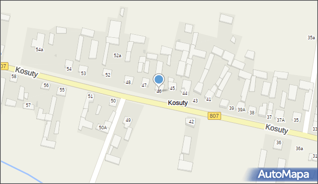 Kosuty, Kosuty, 46, mapa Kosuty