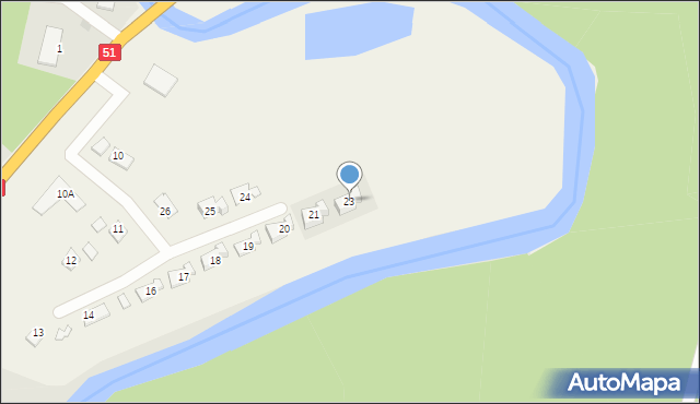 Kosyń, Kosyń, 23, mapa Kosyń