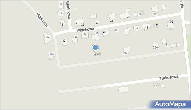 Koszalin, Koszalińska, 21e, mapa Koszalina