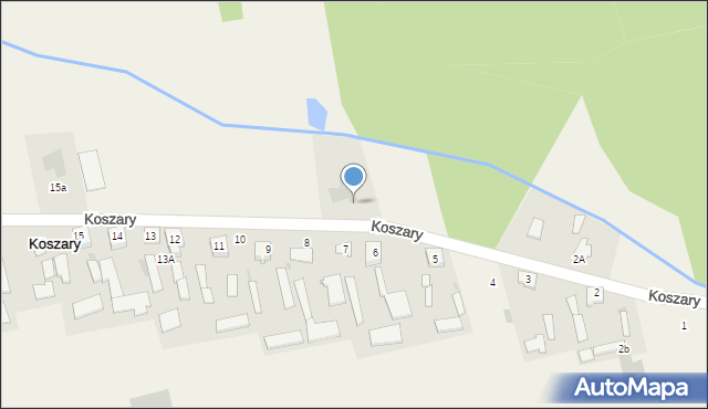 Koszary, Koszary, 7a, mapa Koszary
