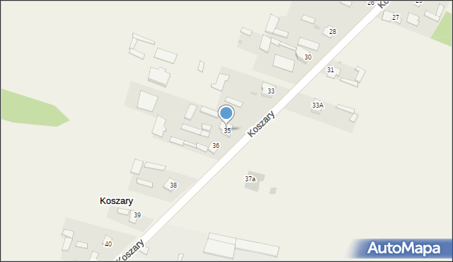 Koszary, Koszary, 35, mapa Koszary