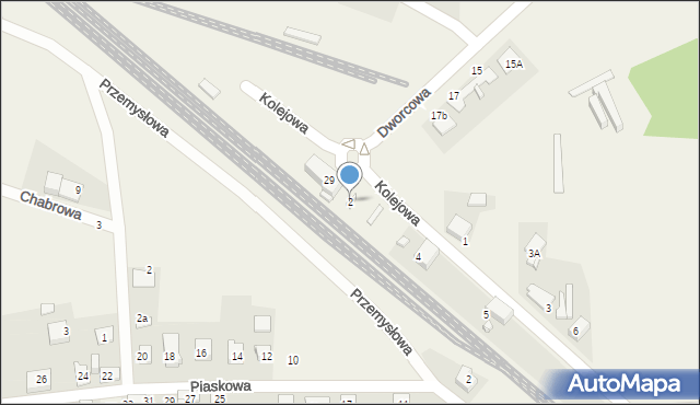 Koszęcin, Kolejowa, 2, mapa Koszęcin