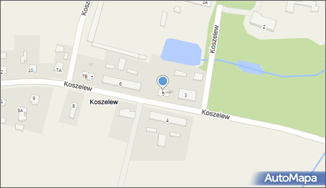 Koszelew, Koszelew, 5, mapa Koszelew