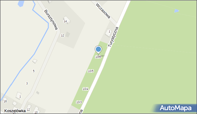Koszelówka, Koszelówka, 10/6, mapa Koszelówka