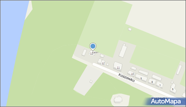Koszewko, Koszewko, 12/7, mapa Koszewko