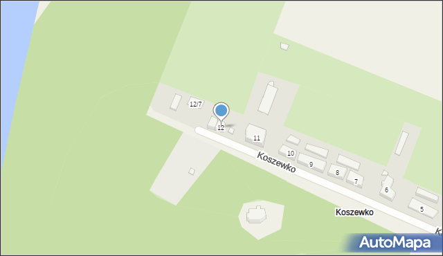 Koszewko, Koszewko, 12, mapa Koszewko