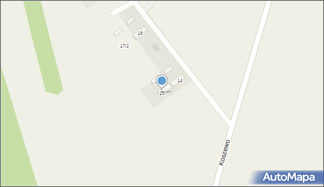 Koszewko, Koszewko, 15, mapa Koszewko