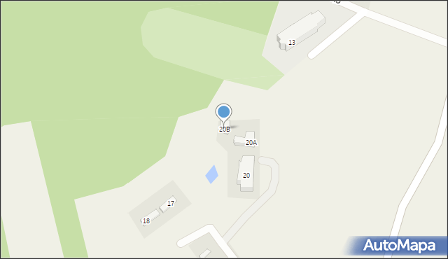 Koszewko, Koszewko, 20B, mapa Koszewko