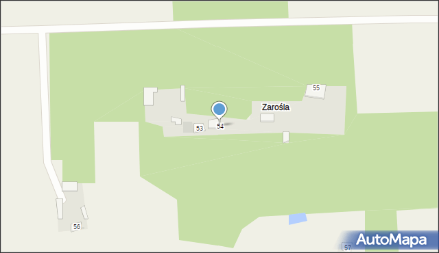 Koszewo, Koszewo, 54, mapa Koszewo