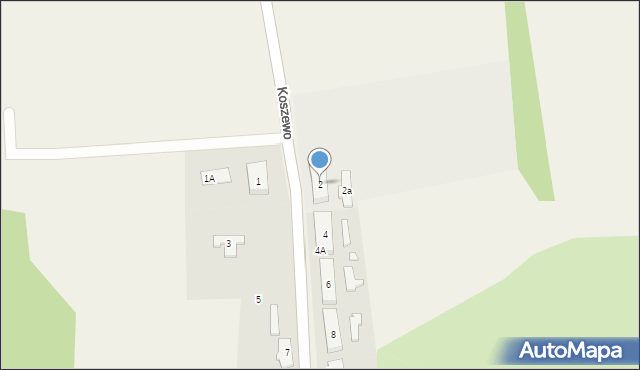 Koszewo, Koszewo, 2, mapa Koszewo