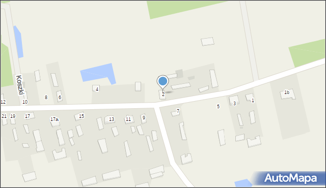 Koszki, Koszki, 2, mapa Koszki