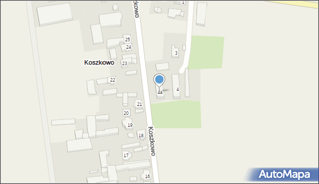 Koszkowo, Koszkowo, 4a, mapa Koszkowo