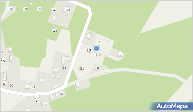 Koszorów, Koszorów, 127, mapa Koszorów