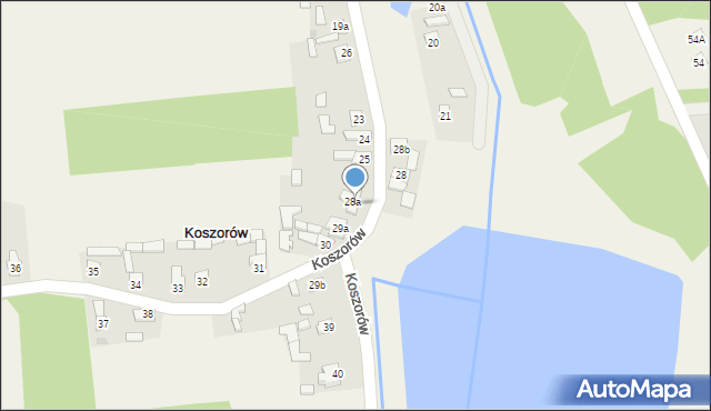 Koszorów, Koszorów, 29, mapa Koszorów