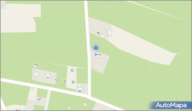 Koszorów, Koszorów, 57, mapa Koszorów