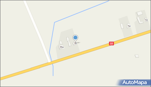 Kosztowo, Kosztowo, 55, mapa Kosztowo