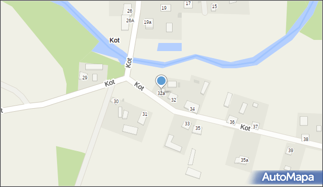 Kot, Kot, 32a, mapa Kot