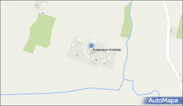 Kotarszyn, Kotarszyn, 12, mapa Kotarszyn