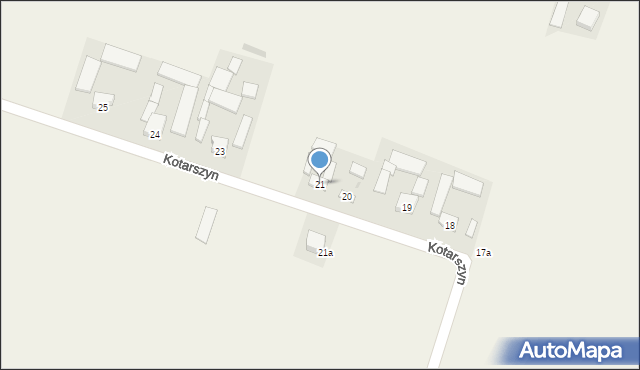 Kotarszyn, Kotarszyn, 21, mapa Kotarszyn