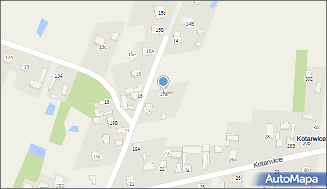 Kotarwice, Kotarwice, 17a, mapa Kotarwice