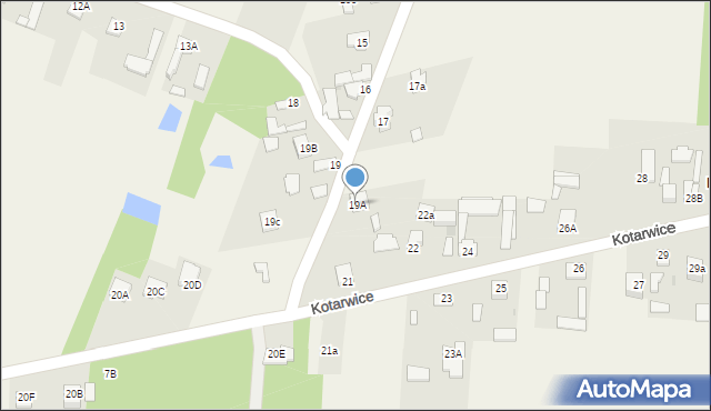 Kotarwice, Kotarwice, 19A, mapa Kotarwice