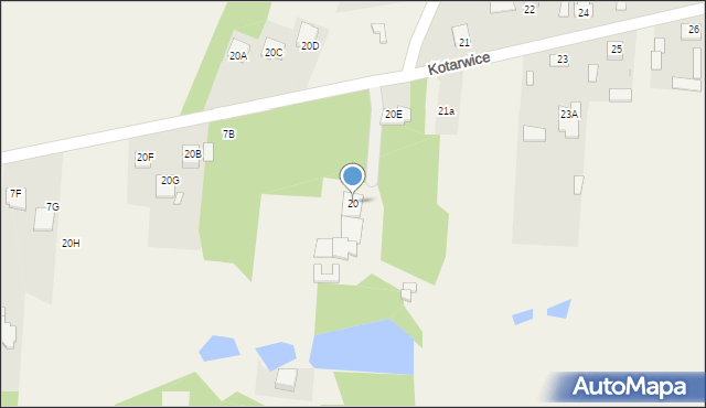 Kotarwice, Kotarwice, 20, mapa Kotarwice