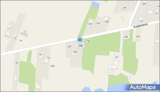 Kotarwice, Kotarwice, 20B, mapa Kotarwice