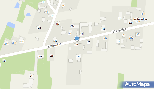 Kotarwice, Kotarwice, 23, mapa Kotarwice
