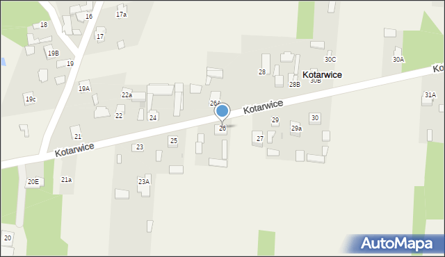 Kotarwice, Kotarwice, 26, mapa Kotarwice