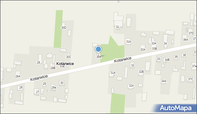 Kotarwice, Kotarwice, 30A, mapa Kotarwice