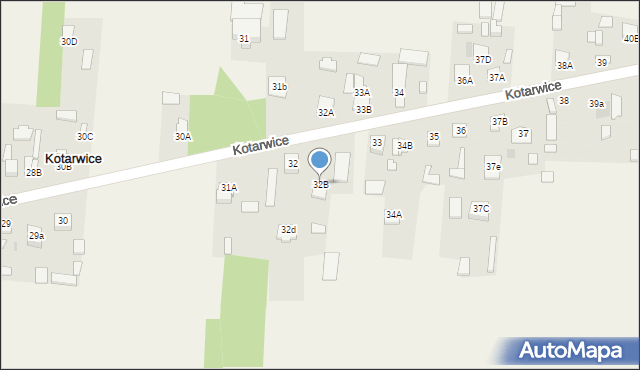 Kotarwice, Kotarwice, 32B, mapa Kotarwice